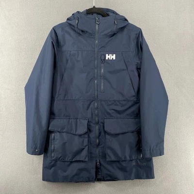 Helly Hansen 3 In 1 Rigging Waterproof Rain Coat Womens S Navy Hood Liner Jacket - Image 1 of 4
