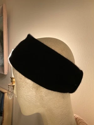 Diadema Charter Club Cashmere Luxury Earwarmer negra nueva con etiquetas Foto 1 de 4