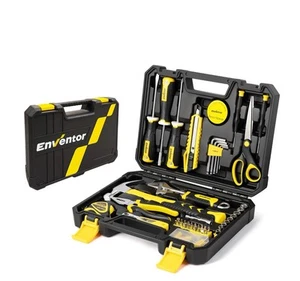 Home Tool Kit Basic Household Auto Repair Tool Set with Toolbox Storage Case - Picture 1 of 3