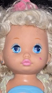 Vintage Mattel Little Lil Miss Singing Mermaid Doll 1991 clean w/ htf ruffle - Picture 1 of 14
