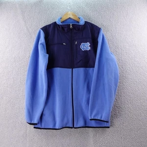 Mens University of North Carolina Tar Heels Fleece Jacket Blue Size Medium - Picture 1 of 6