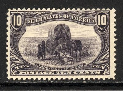 SCOTT 290 1898 10 CENT TRANS-MISSISSIPPI EXPOSITION ISSUE MNH OG F-VF CAT $250! - Image 1 of 2