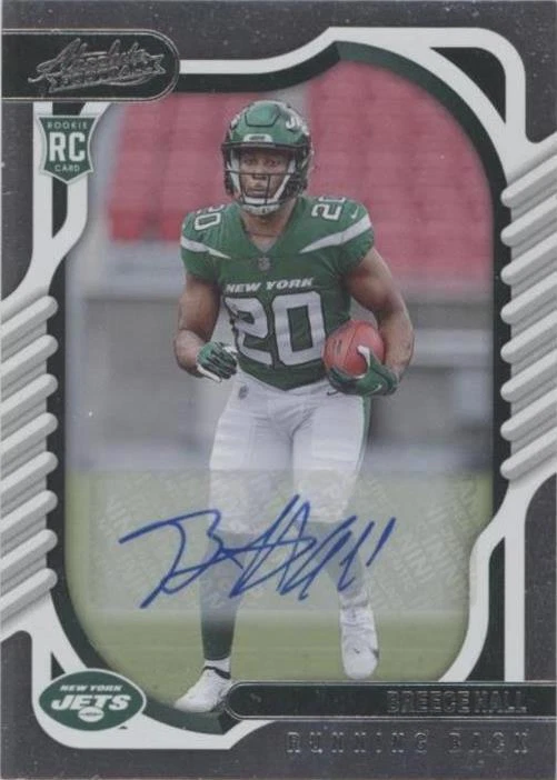 2022 Panini Absolute - Rookies Breece Hall #114 Card Signed Beckett Auth #20 - Image 1 of 1