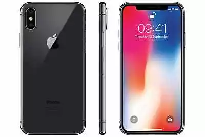 Apple iPhone X 64GB 256GB Factory Unlocked SmartPhone AT&T T-mobile Verizon - Image 1 of 2