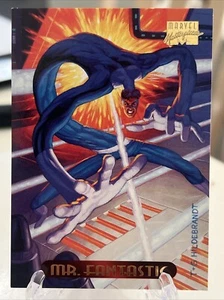 Mr. Fantastic - 1994 Fleer Marvel Masterpieces - #76 - Fantastic Four - Picture 1 of 2