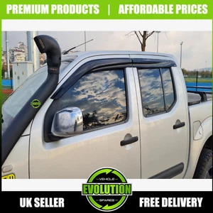 Deflectores de viento para Nissan Navara D40 2005-2013 doble cabina humo negro - Imagen 1 de 9