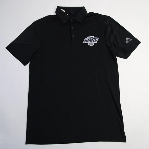 Los Angeles Kings adidas Primegreen Polo Men's Black New Cover