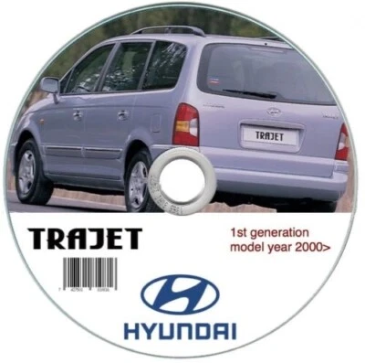 Hyundai Trajet (MY 2000...) Manual De Taller En Cd - Imagen 1 de 4