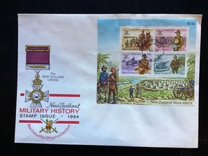 NZ 1984 Military History M/S FDC, NZ Post, Bureau FDI Unaddressed (L54#22) - Picture 1 of 1