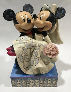 Jim Shore Disney Traditions Mickey & Minnie "Herzlichen Glückwunsch" #4033282//EUC/ - Bild 1 von 12