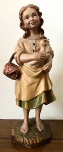 Vintage Eibl & Sohn Carved Wood Sculpture Hand Crafted W. Germany Signed Carving - Bild 1 von 9