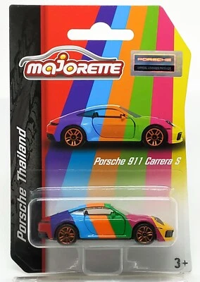 Majorette Porsche Edition 911 Carrera S 7 colors 1:64 3" in Long Package - Image 1 of 4