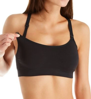 Maternity Playtex Nursing Seamless Racerback Black Bra YYCEUS Sz.Sz.S - Image 1 of 4