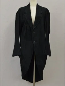 Abrigo Largo Y's YOHJI YAMAMOTO Talla 1 YN-J09-014 Negro Para mujeres Diseñadores de Japón - Imagen 1 de 9