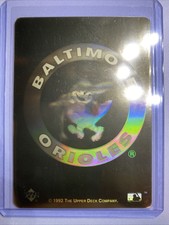 1992 Upper Deck #NNO Baltimore Orioles Team Logo Holograms