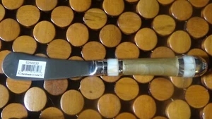 Julia Knight 6" Peony Cocktail Spreader Mother of Pearl Handle Toffee New - Picture 1 of 7