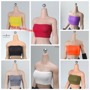 1/6 Scale Stretch Tube Strapless Tops Model for 12" Female Action Figure Body - Bild 1 von 27