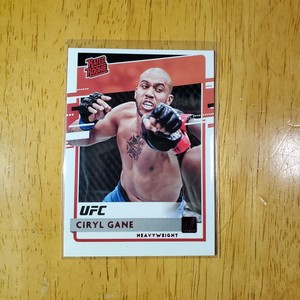2021 Panini Chronicles UFC CIRYL GANE RATED ROOKIE PINK PARALLEL & MISCUT CARD 