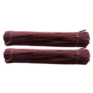 200Pcs Brown Pipe Cleaners Bulk Supplies Craft Supplies 12inch x 6mm - Picture 1 of 6