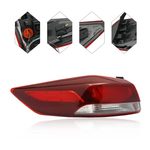 Left Driver Side Tail Light For 2017-2018 Hyundai Elantra Outer Rear Brake Lamp - Picture 1 of 9
