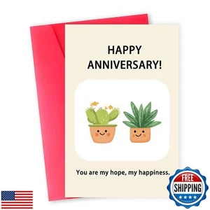IDU Funny Anniversary Card Gifts for Men Him, Anniversary Card to Husband, Ha - Picture 1 of 5