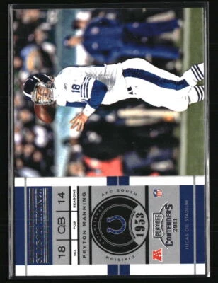 Peyton Manning 2011 Playoff Contenders #31 FOOTBALL Card - Image 1 of 2