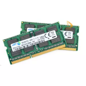 Samsung 16G 2X 8GB DDR3 1600MHz 204PIN PC3L-12800S 2RX8 DIMM Memory,Laptop RAM/. - Picture 1 of 6