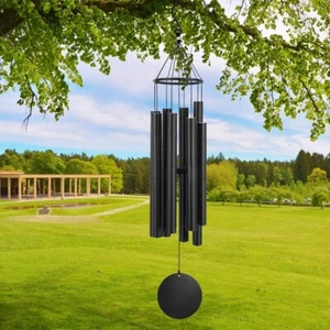 Large 38 inch Metal Windchime Chapel Bells Wind Chimes Door Hanging Home Decor - Picture 1 of 7