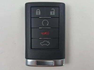 ORIGINAL CADILLAC DTS CTS 08-13 OEM REMOTE FOB KEY LESS ENTRY START GM DRIVER-2 - Image 1 of 4