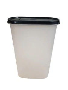 Tupperware 1615-3 White Modular Mate Container With 1616-19 Black Lid 12-1/4 Cup - Picture 1 of 7