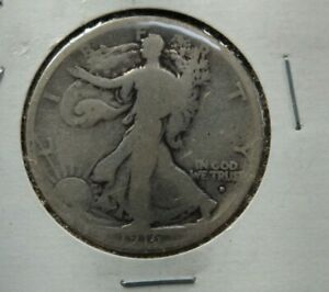 1916 D Walking Liberty Silver Eagle HALF DOLLAR Coin AG About Good Circulated