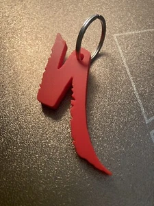 Specialized Bike Logo Keychain Keyring Souvenir Custom Print - Picture 1 of 3