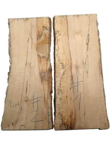 Gestocktes Ahorn Riegel Holz f. Epoxid 69x22-27cm x 26mm #2 - Bild 1 von 7