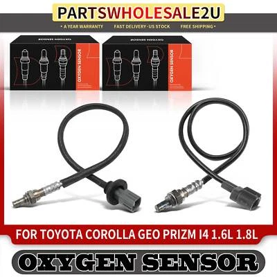 2x Oxygen Sensors for GEO Prizm Toyota Corolla 1996-1997 Upstream & Downstream - Image 1 of 4