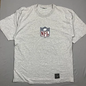NFL Team Apparel Vintage Herren grau T-Shirt Shield Gear Black Label Collection Größe 2XL - Bild 1 von 7