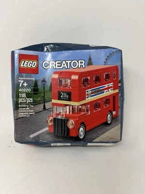 Lego Creator 40220 London Bus Retired England City Damaged Box Unopened - Image 1 of 4