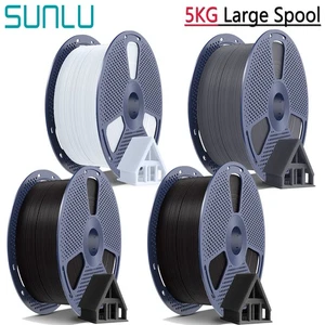 SUNLU 5KG Spule PETG ABS PLA PLA+ 3D Drucker Filament 1,75mm PLA Schwarz Weiß 5KG - Bild 1 von 25