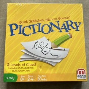 Pictionary Board Game - Mattel Games - 2013 Edition - BRAND NEW & SEALED - Picture 1 of 3