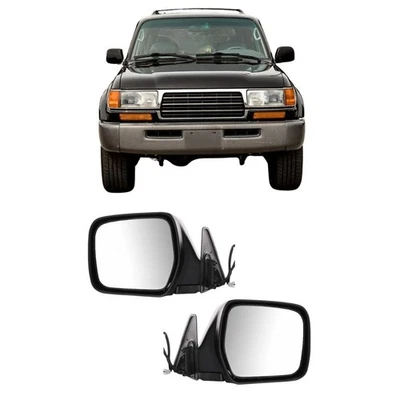 Espejo retrovisor de puerta lado conductor y pasajero para Toyota Land Cruiser 1991-1997 | eléctrico Foto 1 de 4