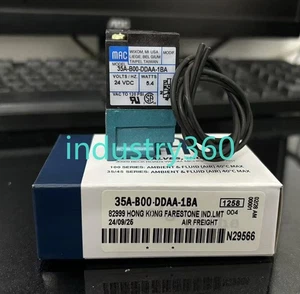 One New MAC 35A-B00-DDAA-1BA Solenoid Valve Free Shipping - Picture 1 of 4