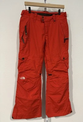 Pantalones de nieve The North Face para mujer talla M naranja forrados de nailon aislados HyVent esquí * Foto 1 de 4