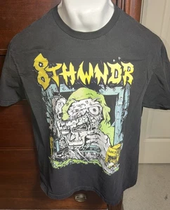 8thwndr Label Graphic Black Shirt Size Large "Mask Removal" - Bild 1 von 11