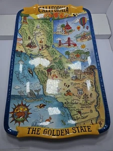 Plato rectangular de recuerdo internacional certificado de California - 13′′ × 8′′ - Imagen 1 de 2