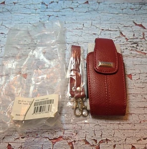 Blackberry 8100 OEM Original Pocket Case Braun Rot Vintage  - Bild 1 von 2