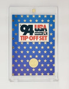 MINT GOLD STAMP PARALLEL HEADER CARD 1993-94 Skybox USA Basketball TipOff RARE  - Picture 1 of 2