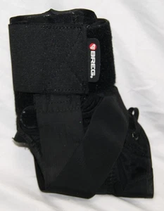 breg Knöchelbandage groß schwarz unter Fußbandage Klettverschluss - Bild 1 von 3