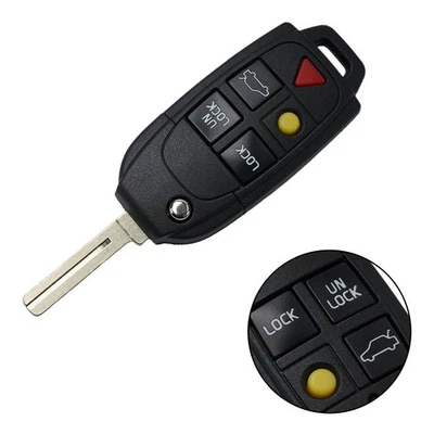 Upgrade Your For Volvo's Key with a Sleek Shell Case for XC70 XC90 S60 S80 V70 - Image 1 of 4