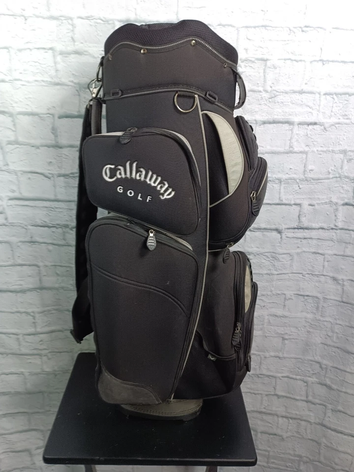 Callaway Golf Cart Bag 14-Way Divider Black White Lightweight - Image 1 of 4