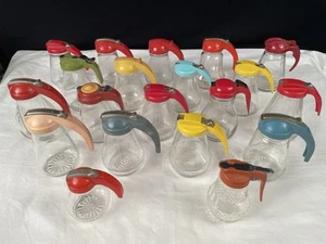 ••Collection / Lot of 20 Vintage Pancake/Waffle Syrup Dispensers - 1950s Retro - Picture 1 of 12