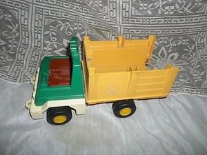 Camión agrícola Fisher-Price Husky Helper #330 1979 de colección plataforma de rodeo caja de juguete A - Imagen 1 de 5